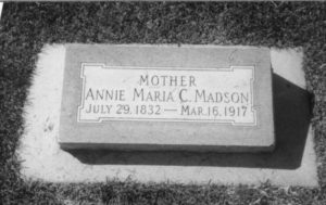 Ane Marie Madsen Johnson, mother of Annie Christine Johnson Eggleston