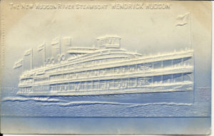 Hudson River Steamboat postcard