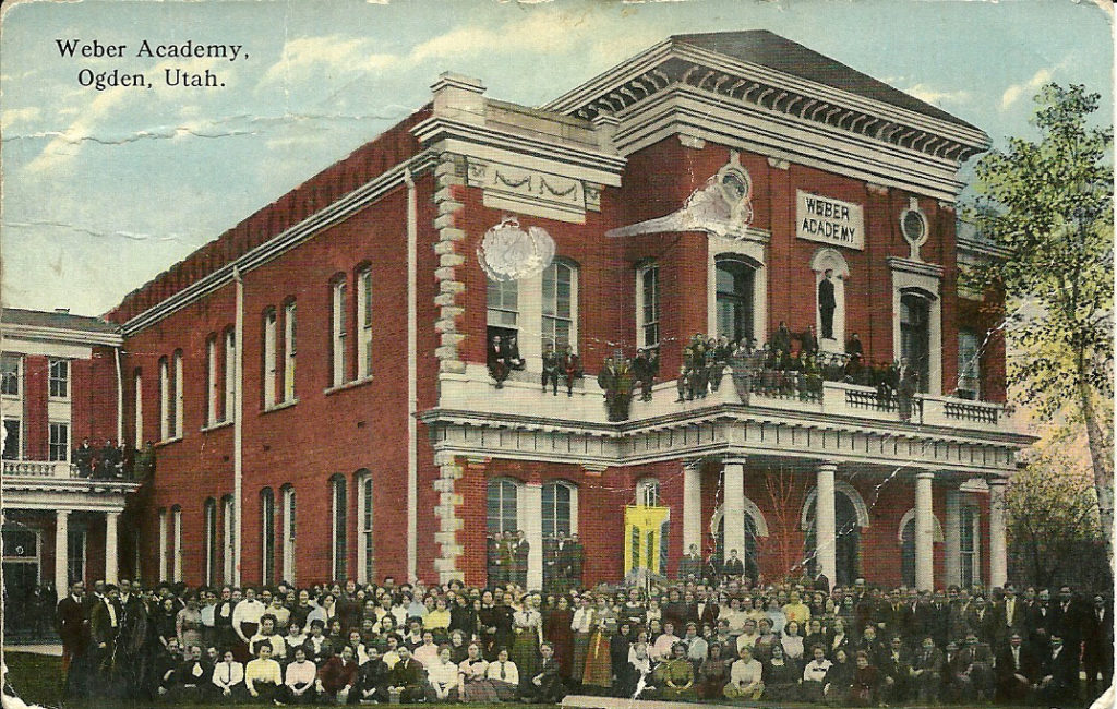 Postcards Weber Academy Ogden, Utah