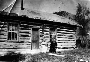cabin similar to where the first Christmas in Jackson Hole was celebrated