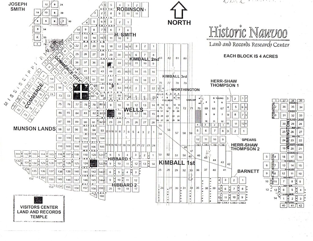 Historic Nauvoo Map