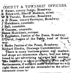 City Director printed in the Western Bugle from September 14 to December 21, 1853 